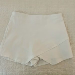White Envelope Skort